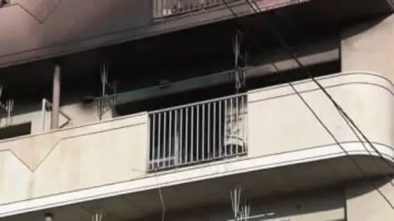 県営住宅の5階にある一室が燃える火事 住人の85歳男性が死亡 同居中の息子は外出していて無事 愛知県蒲郡市