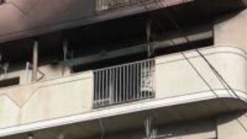 県営住宅の5階にある一室が燃える火事 住人の85歳男性が死亡 同居中の息子は外出していて無事 愛知県蒲郡市
