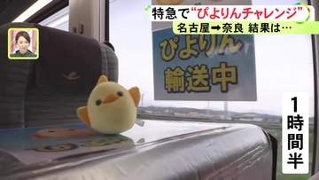 近鉄特急「ひのとり」で“チャレンジ成功”なるか…名古屋の人気スイーツ『ぴよりん』奈良で初めて販売 360ぴよの命運は