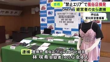 個室で性的サービスか…営業禁止エリアでマッサージ店装った風俗店を摘発 経営者や中国人従業員ら女4人逮捕