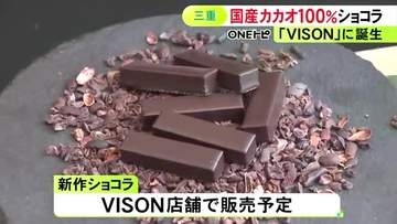 “国産カカオ100％”のショコラ 三重県多気町の『VISON』で発売へ パティシエの辻口シェフらが5年前から栽培・研究