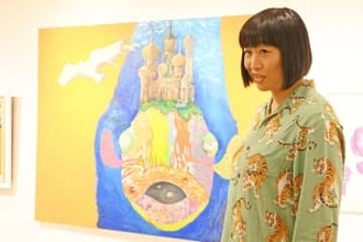 南キャンしずちゃん　大阪で個展開催「大阪城と食べ物が描かれてます」