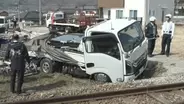 上田電鉄・別所線で踏切事故　電車とトラック衝突　けが人なし　別所線は全線で運転見合わせ【長野】
