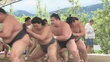 大相撲7月場所に向け　荒汐部屋の夏合宿　下諏訪町で始まる　22日まで朝稽古を公開　地元小中学生との交流会も予定【長野】
