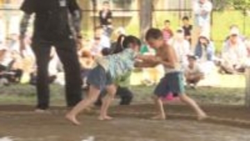 小さな力士たちの真剣勝負！70年以上続く伝統行事　上田市で「こどもすもう大会」120人余が参加【長野】