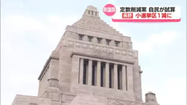 【衆議院の定数削減】自民党が試算「長野」小選挙区１減に…