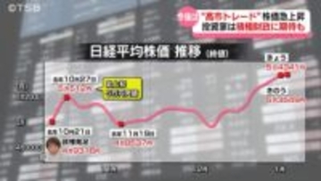 【高市トレード】株価急上昇　日経平均株価は史上初の「5万4000円台」投資家は“積極財政”に期待も…　専門家に聞く今後は…【長野】