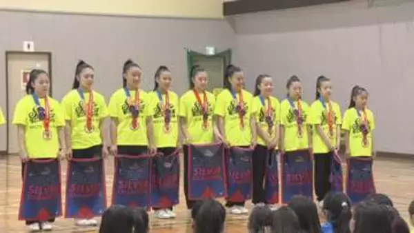 快挙！チアリーディングチーム「須坂コルツ」が世界大会で2位　地元で喜び報告会【アメリカ・フロリダ州】