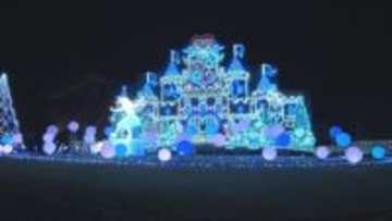 テーマは「不思議の国のアリス～光の波～」　長野県佐久市で恒例のイルミネーション始まる