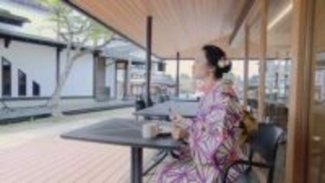 信州小布施ぶらり旅　レンタル着物で街歩き　風情ある街並みや芸術に触れこだわりスイーツも【長野】