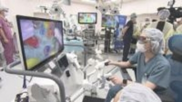手で触れた感覚伝わる　信大病院に外科手術に使う最新の手術ロボット　世界で活躍できる外科医を育てたい【長野・松本市】