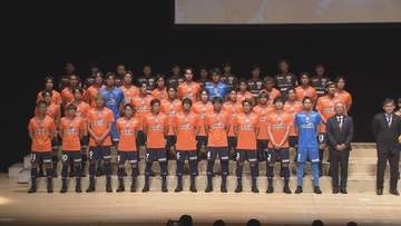 たくましく戦うチームへ…今季の目標は9位以内　AC長野パルセイロが新体制発表会　新ユニフォームも披露【長野】