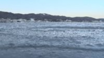 「楽しみですねえ」波が凍り時間が止まったような…湖面　3シーズンぶり諏訪湖が全面結氷　8シーズンぶりの「御神渡り」出現に期待！【長野】