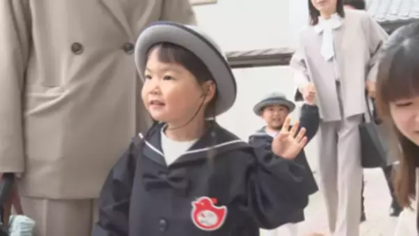 「わくわくドキドキ幼稚園で入園式「たくさん遊んでいい思い出を…」集団生活へ新たな一歩【長野】」の画像