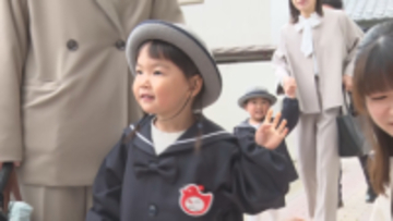 わくわくドキドキ幼稚園で入園式「たくさん遊んでいい思い出を…」集団生活へ新たな一歩【長野】