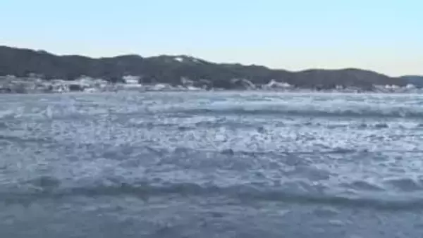 「8シーズンぶり」の御神渡り出現なるか…。寒波で諏訪湖が全面結氷　関係者の期待高まる【長野】