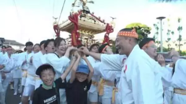 豪華な“江戸みこし”に熱気…湯島天満宮信濃分社で恒例の例大祭【長野市】