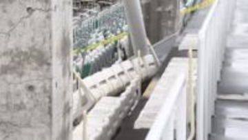 サンプロ アルウィン来年3月から再開予定　鉄骨一部落下し使用停止【松本市】