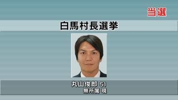 【速報】白馬村長選挙に現職・丸山俊郎さん51歳が再選　新人との一騎打ち【長野】