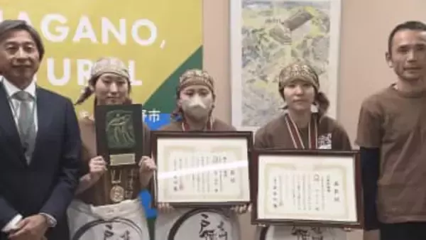 全国高校生そば打ち大会　吉田高校戸隠分校「そば部」が連覇報告【長野】