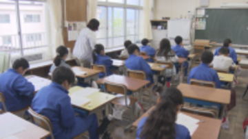 小学6年生と中学3年生対象　全国学力テスト実施　県内は約3万3000人が臨む