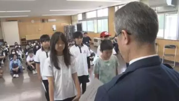 家族や地域の安全守るセーフティーリーダーに　小学６年生70人を任命　まずは学校や家庭から防犯意識高める【長野・松本市】