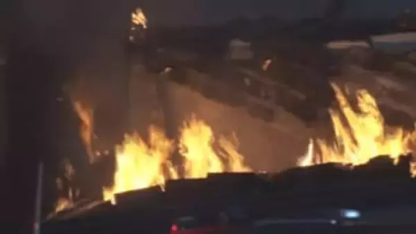 伊那北駅近くで住宅焼く火事　住人の男性１人軽傷　約7時間半後に鎮火【長野】