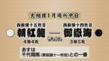 「大相撲1月場所中日　御嶽海は朝紅龍に押し出しで敗れて3連敗【長野】」の画像1