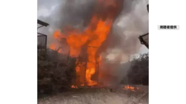 長野県千曲市で火事　焼け跡から1人の遺体見つかる　木造2階建て住宅が燃える　住人と連絡取れず