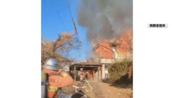 駒ヶ根市で住宅全焼　焼け跡から１人の遺体　警察が身元の確認進める【長野】