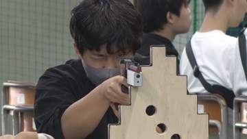 「コツをつかんだら楽しかった」　長野市の高校でビーム射撃の体験会　長野県で開催の国スポの正式種目【長野】