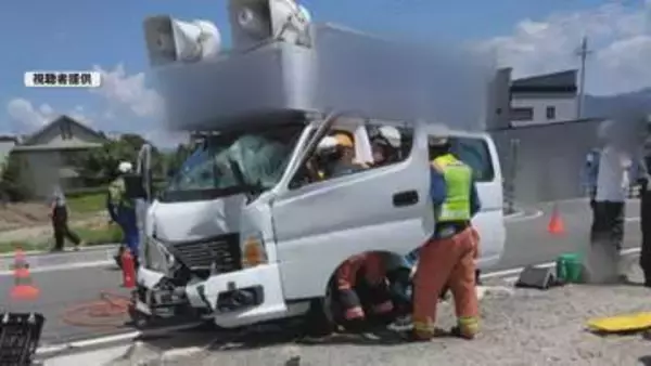 「居眠りをしてしまった」選挙活動中の街宣車が電柱に衝突　同乗していた県議を含め男女3人重傷　車を運転していた男性(75）の居眠りか【長野・駒ヶ根市】