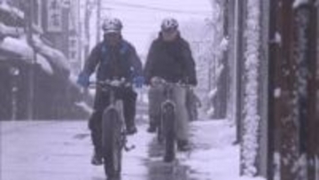 スキーをしない日の「遊び」…　極太タイヤで雪道を走る！豪雪地・飯山市の新しい取り組み　雪景色を楽しむ自転車ツアー　１月下旬開始【長野】