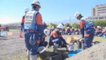 土のう作りなど学ぶ水防訓練…梅雨を前に河川氾濫などに備える【長野】