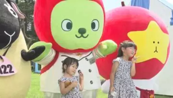 駅長姿のアルクマや各地のご当地キャラクターも登場　来年の「信州デスティネーションキャンペーン」に向けて軽井沢町でPRイベント【長野】