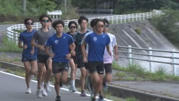 日体大駅伝部が伊那市で合宿　主力の4年生中心に練習　佐久市出身の女性オリンピアンの姿も【長野】