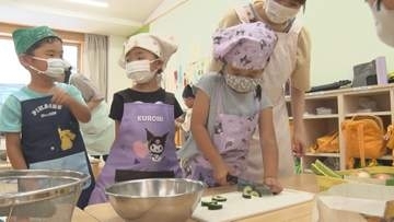 園児たちの夏…子供たちの「お願い」に養豚農家がプレゼント　ブランド豚“くりん豚”で作ったカレー！忘れられない思い出に【長野・喬木村】