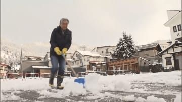 県内各地で初雪　野沢温泉村13センチ　信濃町18センチ　飯山市9センチなど各地で今シーズン初の積雪【長野】