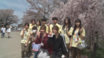 ★桜舞う季節に…言葉の壁乗り越え　台湾の高校生と交流　日本の縁日を一緒に体験　市内を案内【長野・須坂市】