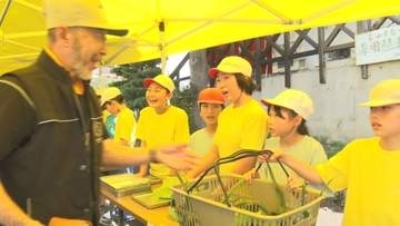 わずか20分で440本が完売！小学生が育てたトウモロコシを児童が販売　収益は授業で使うスキー用品の購入などに充てる【長野・菅平高原】