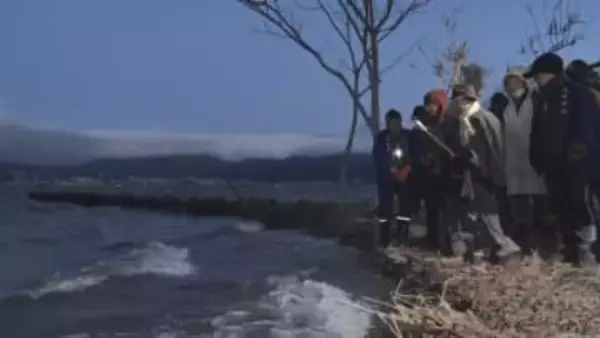 1月20日は大寒も波打つ湖面　諏訪湖結氷せず　諏訪は3月中旬並み　飯田は4月中旬並み【長野】