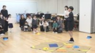 廃棄消防服の活用で新しいスポーツを提案／岡山市の就実小学校児童が発表会【岡山】