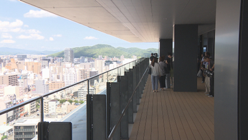 防災拠点としての機能重視／岡山市役所新庁舎を報道陣に公開
