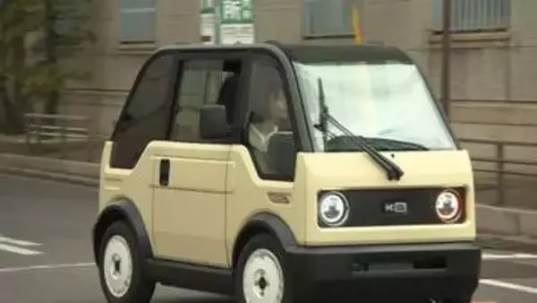 地域の新たな足に！／ちゅうぎんキャピタルパートナーズが１人乗り電気自動車の試乗会【岡山】