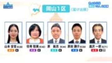 衆院選公示／岡山は４選挙区に１５人立候補、香川は３選挙区に１０人【岡山】【香川】