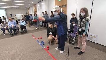 ボッチャで熱戦／失語症の患者と家族らが倉敷で交流会【岡山】