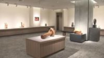 モダンな造形感覚息づく備前焼／文化功労者・伊勢﨑淳さん、天満屋岡山店で作品展／１月１９日まで【岡山】