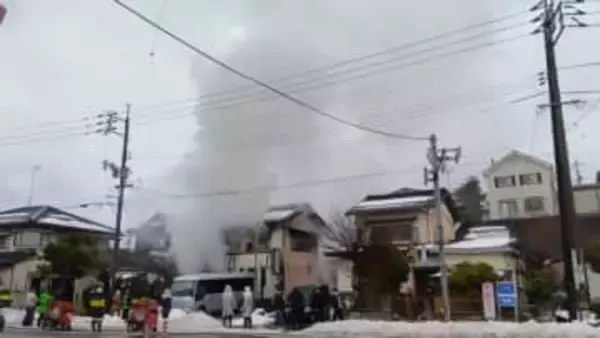 米子市の美容室で火災「1階から火が見える」との通報　60代女性が避難　約1時間半後に鎮火（鳥取）