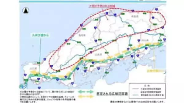２日から３日の大雪に伴い国土交通省が注意喚起　冬用タイヤの確実な装着　広域迂回など呼びかけ