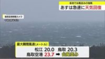 天気急変…台風並みの強風吹き荒れる　一時的に雪が降った後は急速に回復　週末にかけ気温急上昇